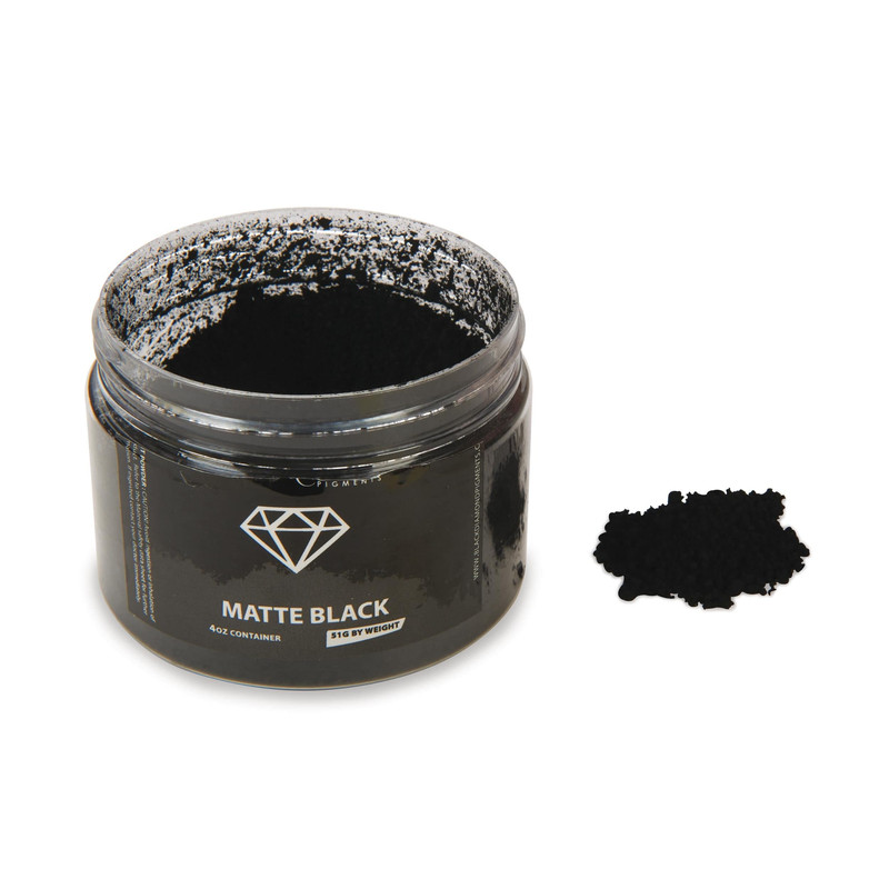 Mica Powder - 51 Grams - Color:Matte Black